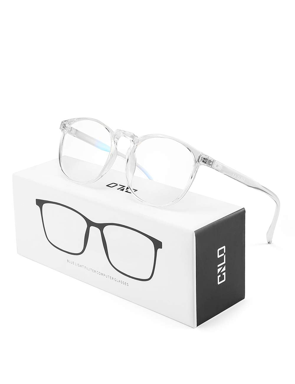CNLO blue light blocking glasses reduce eye strain during long screen sessions