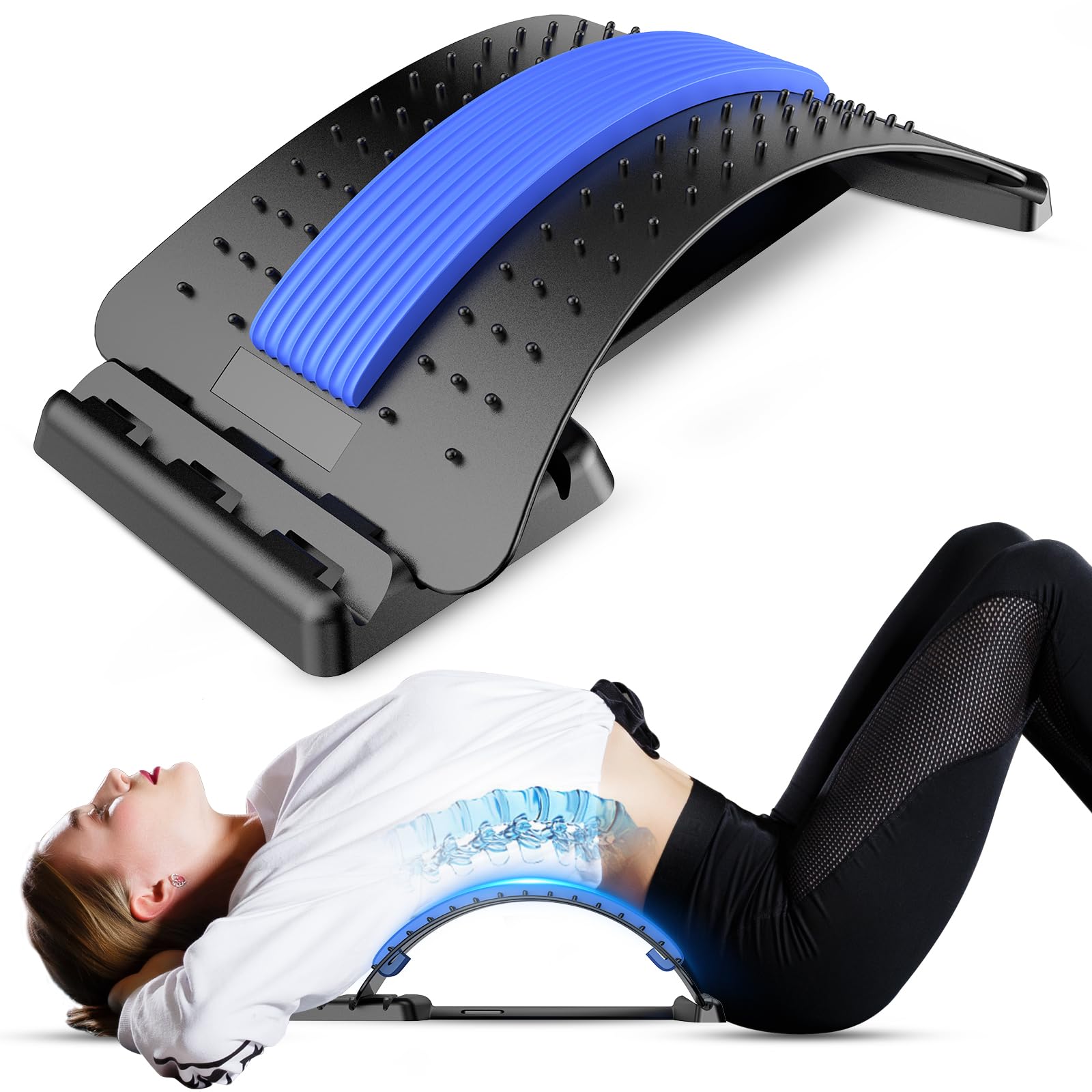 CNYUANFEN back stretcher angled view for ergonomic posture support
