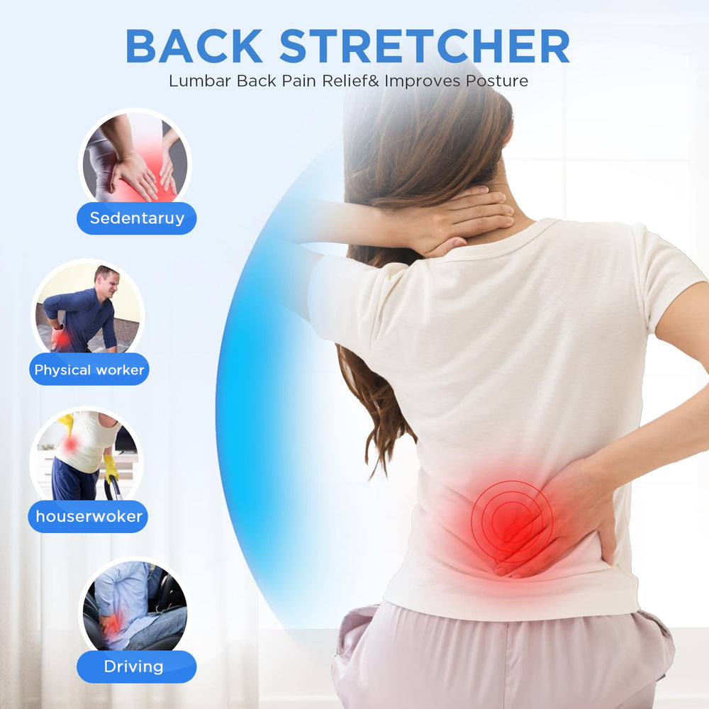 CNYUANFEN back stretcher height settings showing adjustable levels