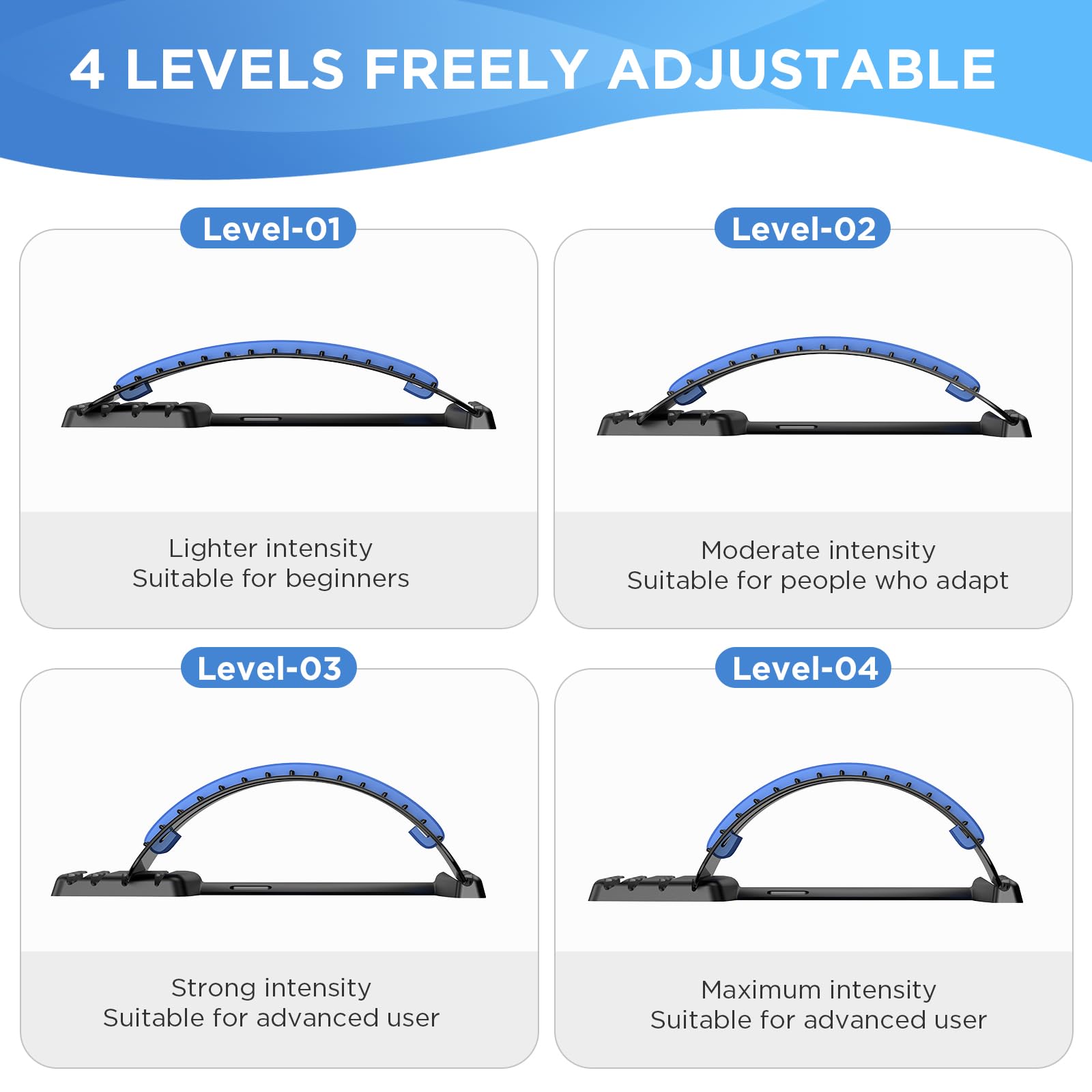 CNYUANFEN back stretcher portable design for home and travel