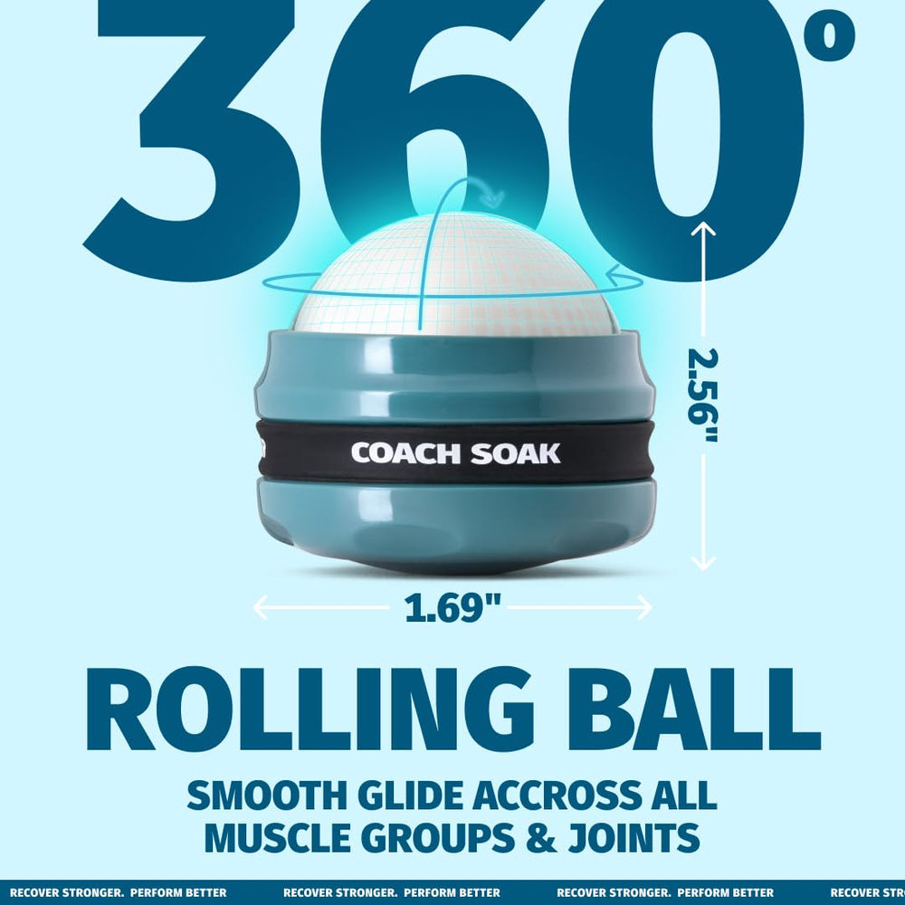 Coach Soak versatile tool for shoulders, back, legs, and feet recovery.