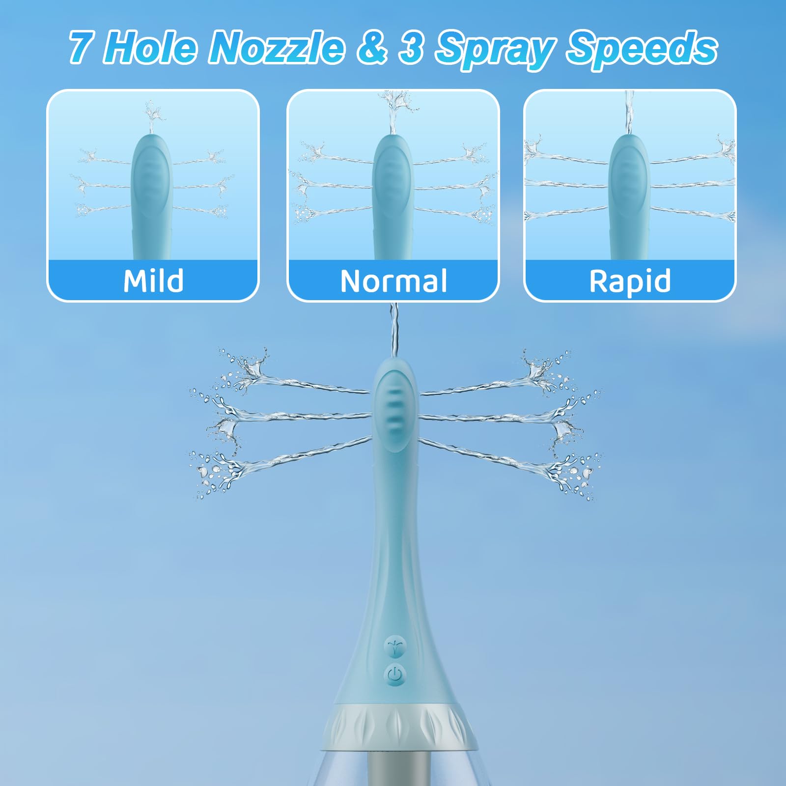 Cocenissy Anti-Backflow image emphasizes hygienic water flow and safer single-use cleansing.