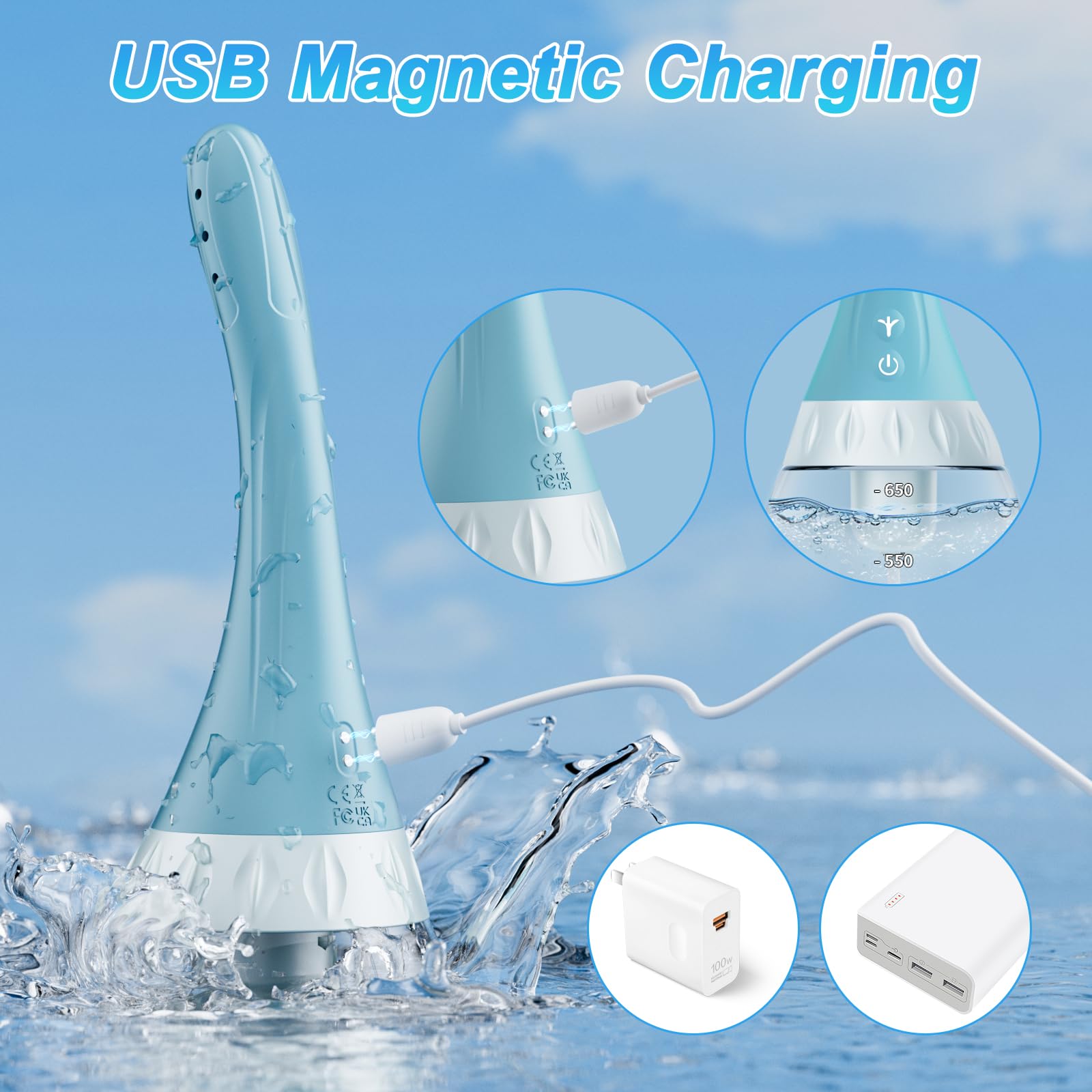 Cocenissy Detachable Cleaning image suggests quick rinsing and reusable convenience after use.