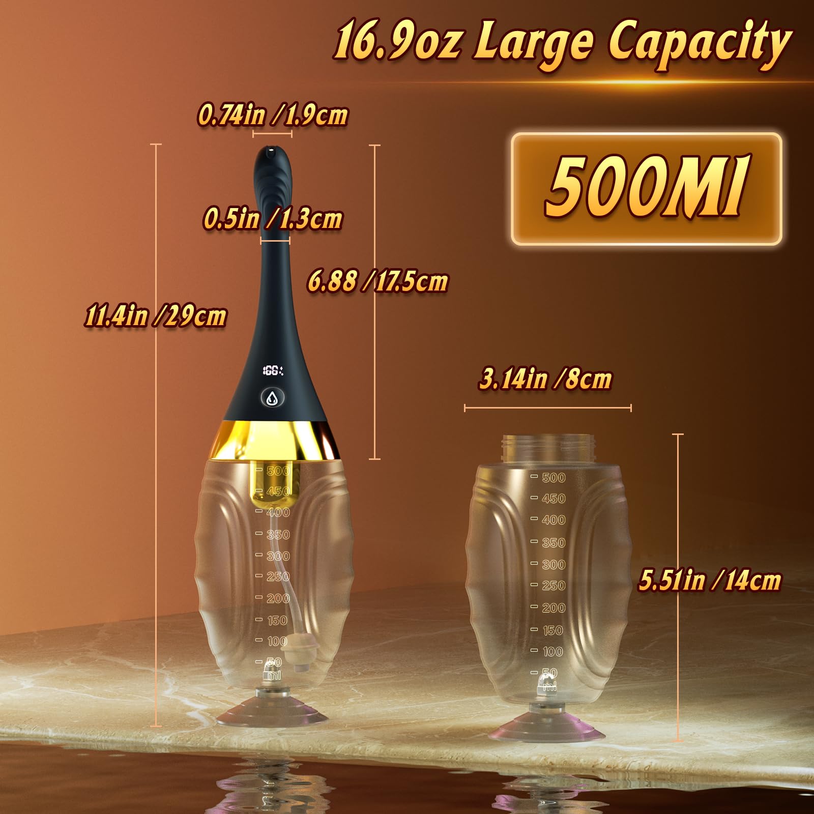Cocenissy double water purification valves remove impurities for safety.