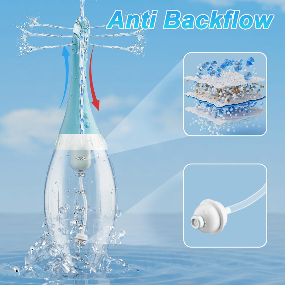 Cocenissy Large Capacity image displays 21.98 oz reservoir for extended cleaning.