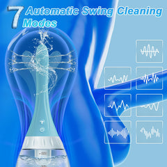 Cocenissy Remote Control image highlights seven swing modes for customizable cleansing sessions.