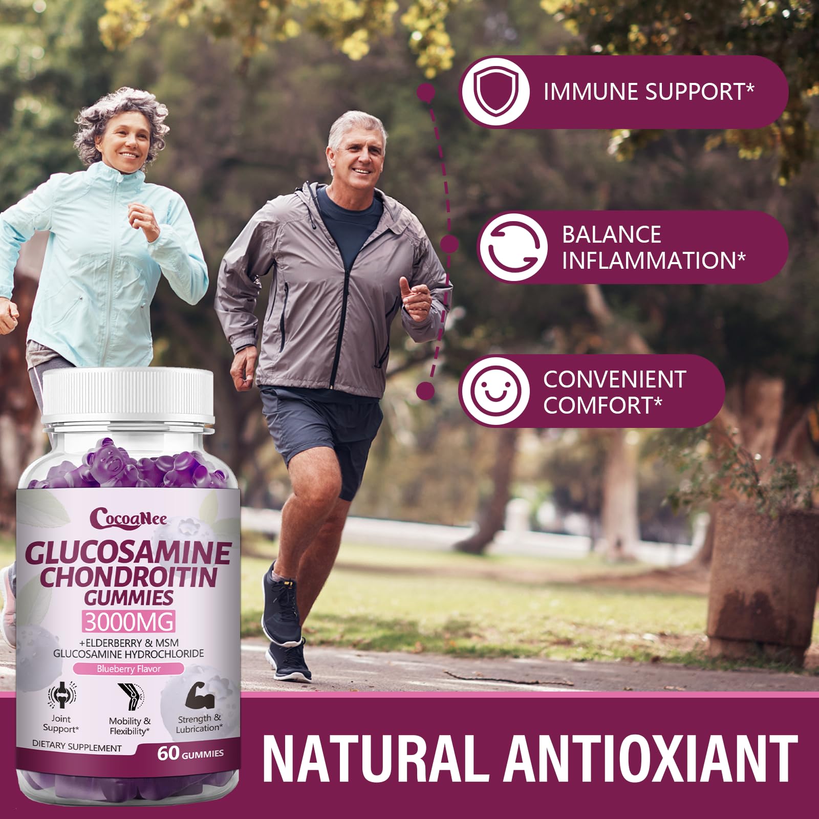 CocoaNee gummies offer pleasant taste and aroma for daily joint comfort