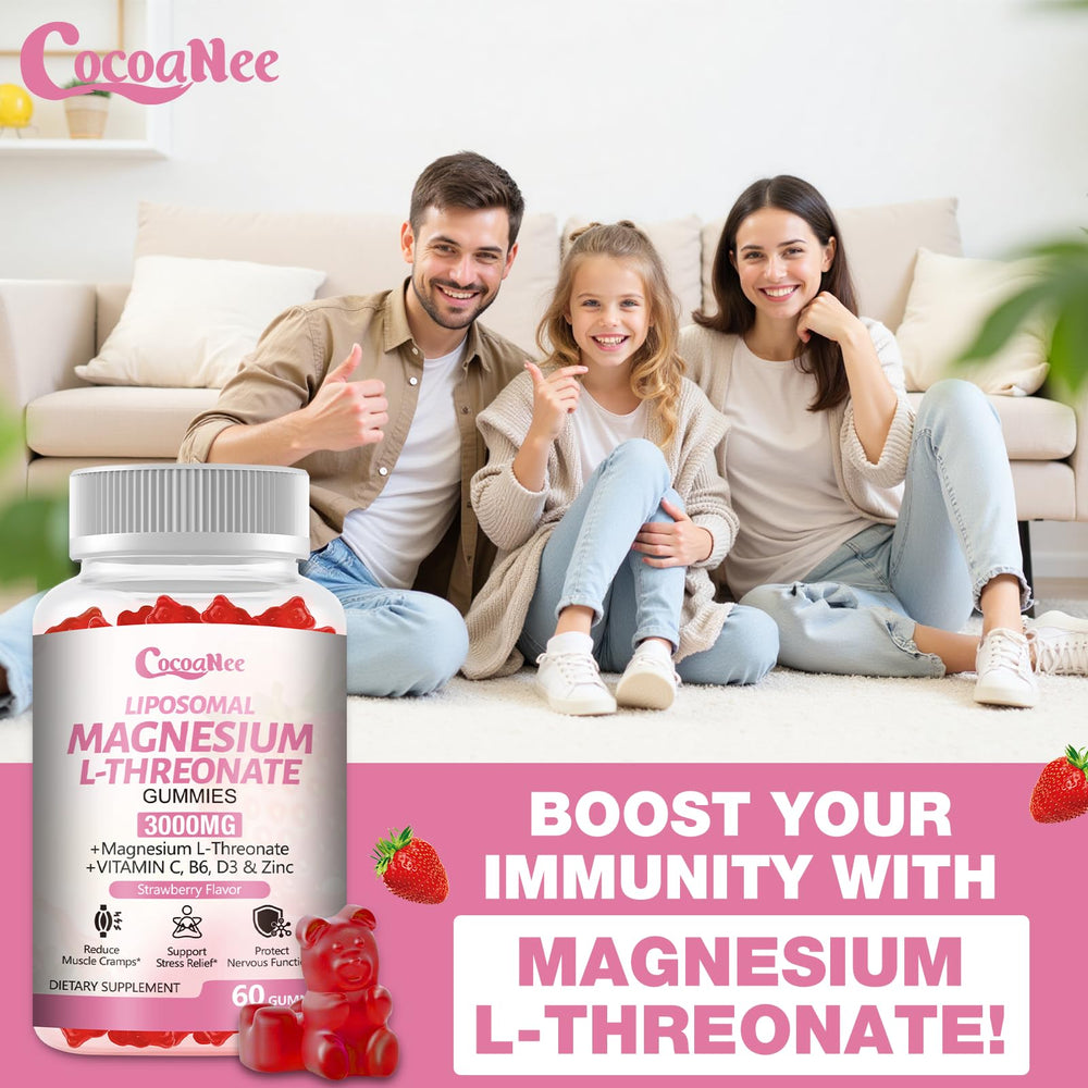 CocoaNee gummy with Vitamin D3 and Zinc for balanced support.
