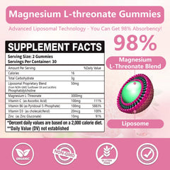 CocoaNee magnesium threonate gummies pack highlighting fruity flavor and easy chewing.