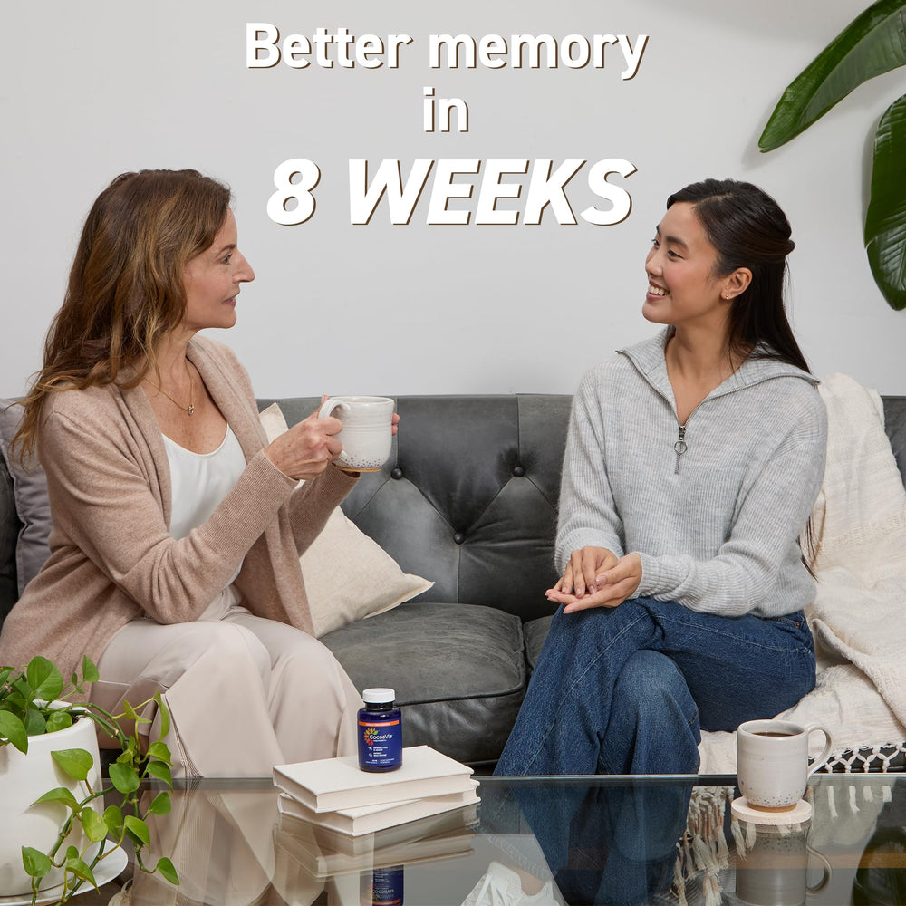 Three-capsule daily serving of CocoaVia Memory+ for memory support