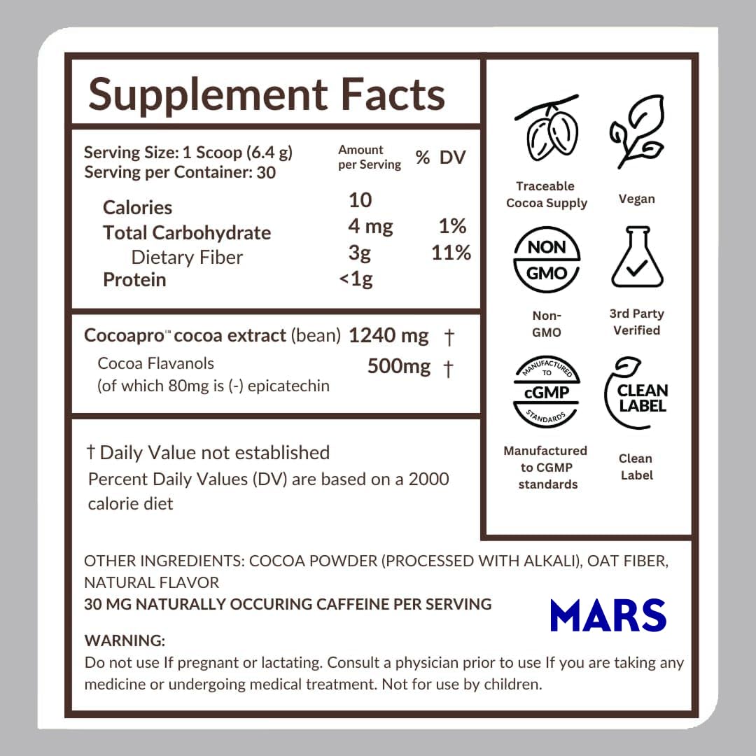 CocoaVia dark chocolate cacao image highlighting flavor and daily wellness ritual.