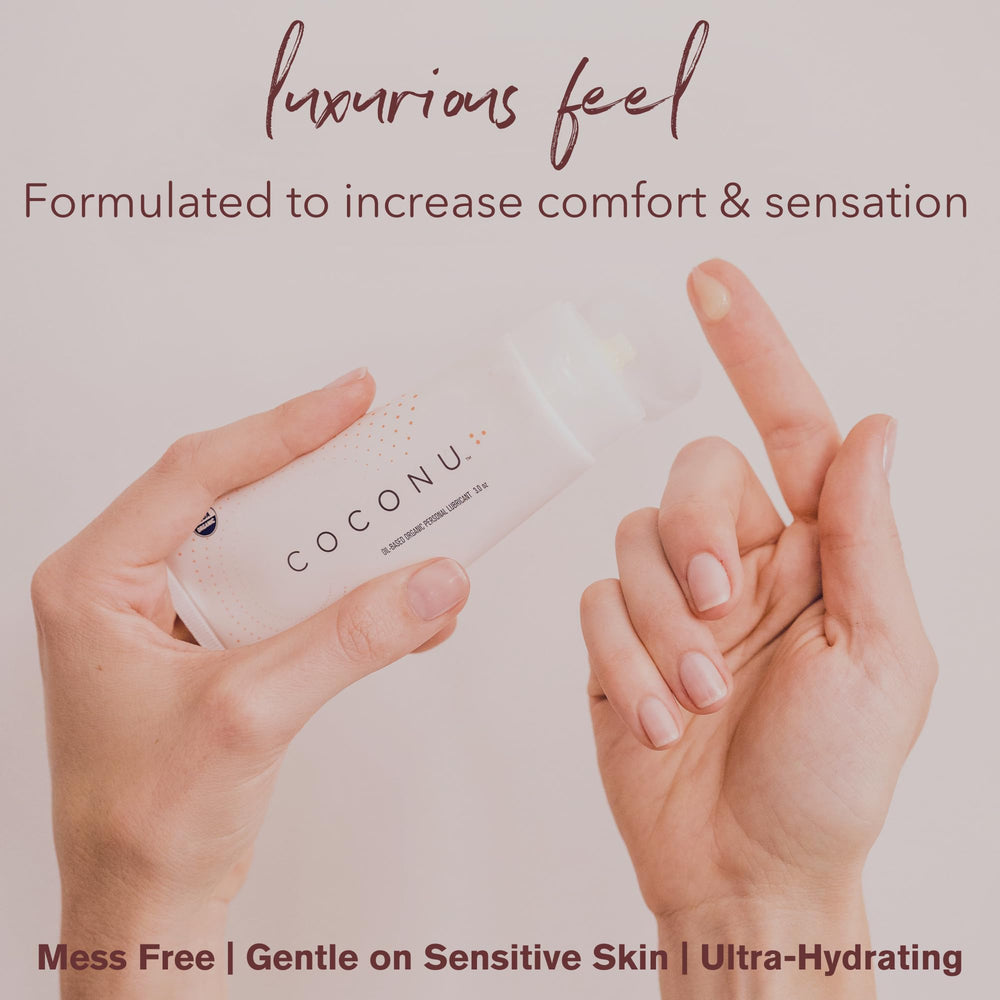COCONU massage oil delivers a smooth application for relaxed sessions