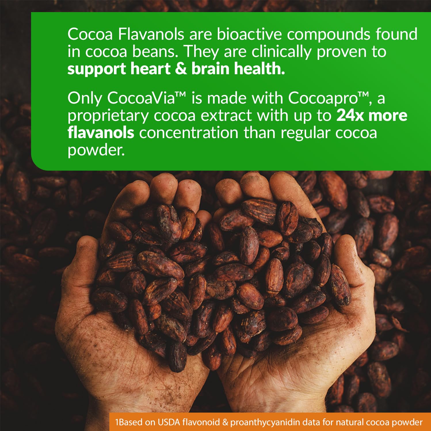 CocoVia daily capsules on white background convey vegan gluten-free convenience.