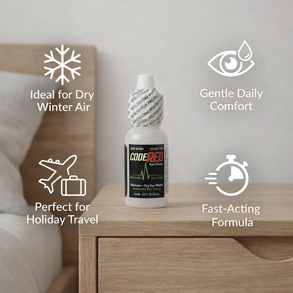 Code Red Eye Drops: sensación refrescante al contacto