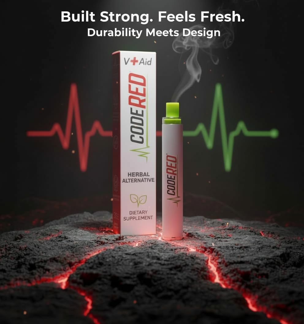 Code Red V-Aid 600-sessions capacity indicates long-lasting fragrance between replacements.