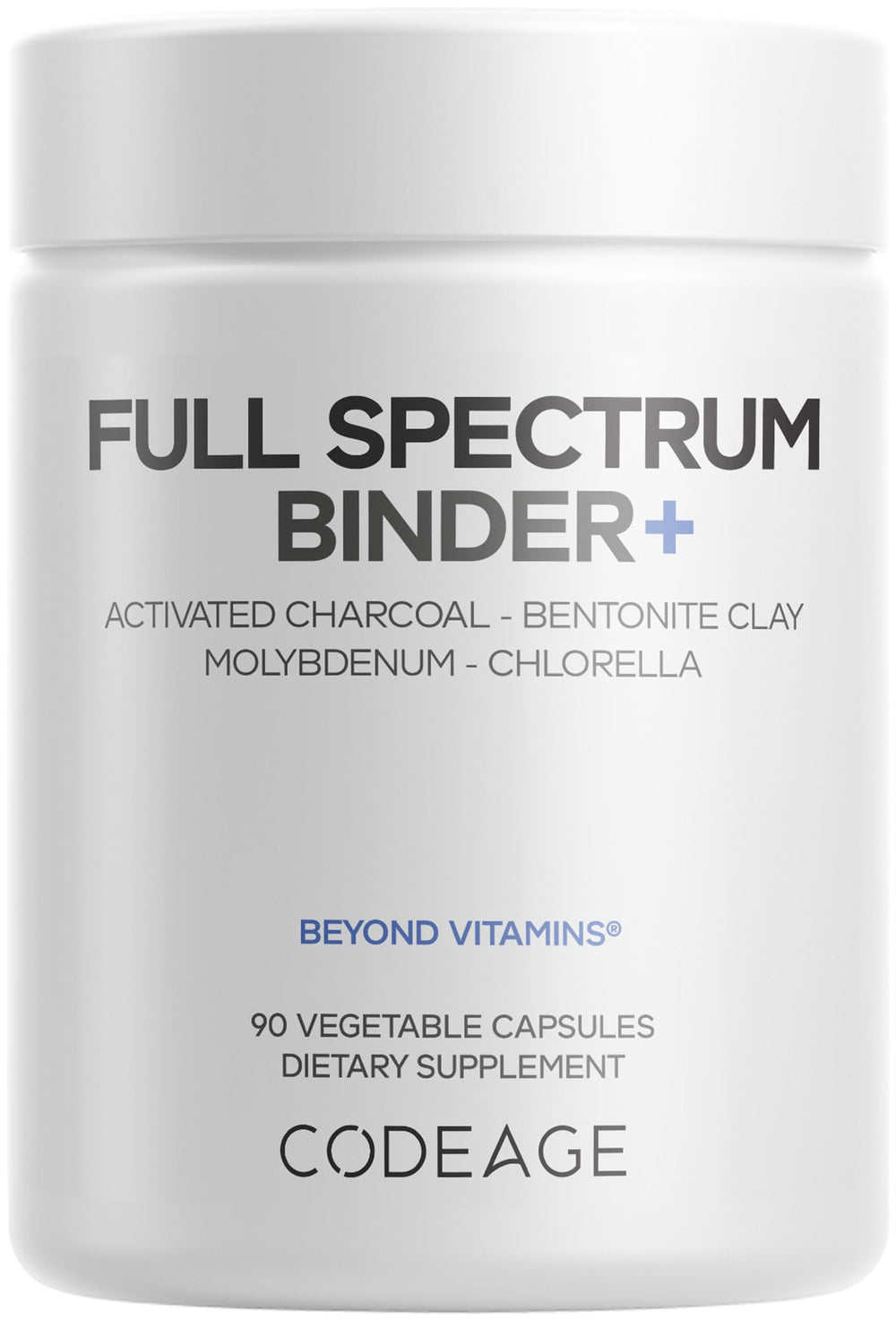 Codeage Binder+ bottle with capsules for easy vegan binder support