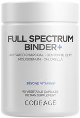 Codeage Binder+ bottle with capsules for easy vegan binder support
