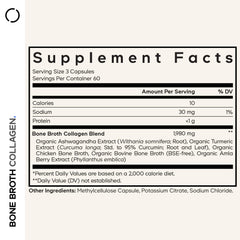Codeage capsules close-up showing turmeric and ashwagandha ingredients for balanced wellness.