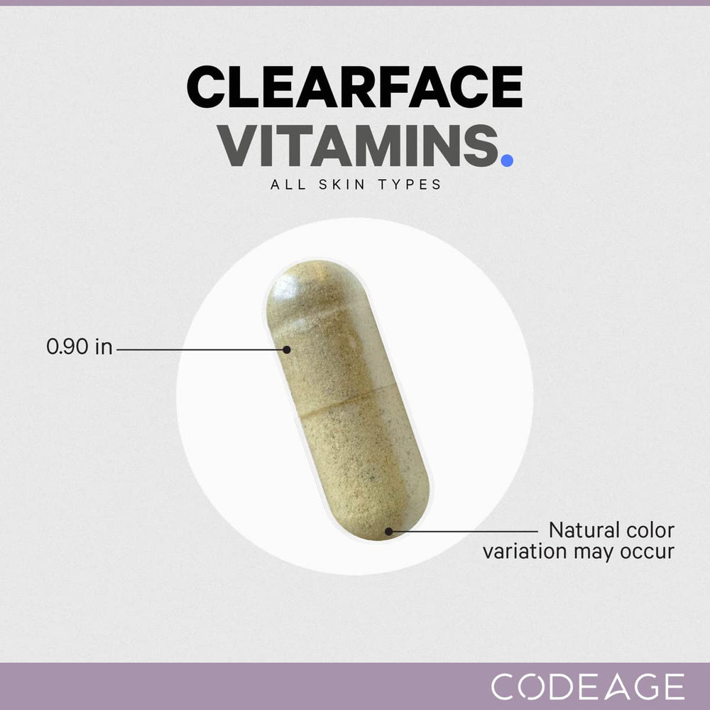 Codeage Clearface USA manufacturing badge indicating quality.