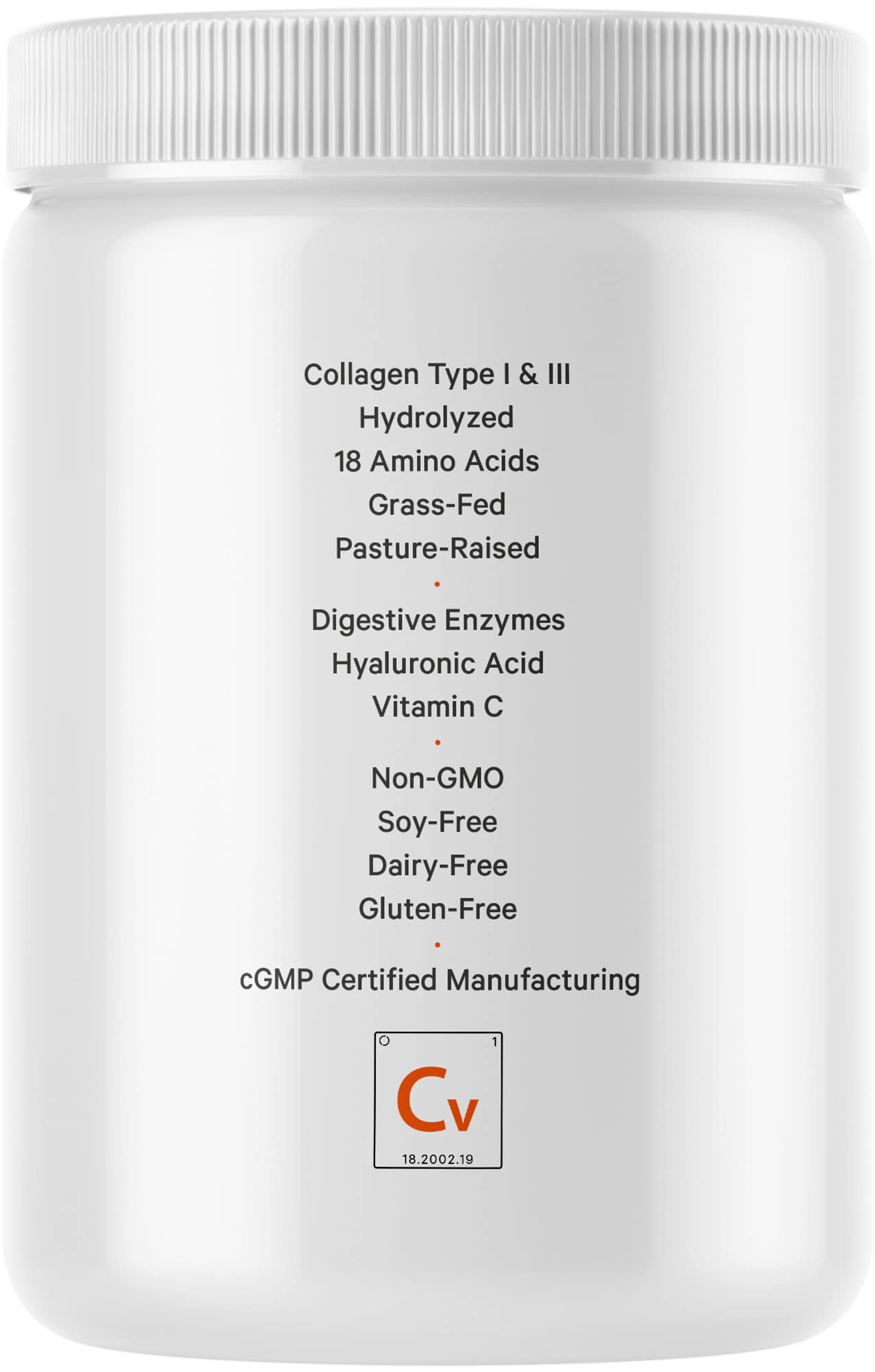 Codeage Grass-Fed Collagen Peptides Powder highlighted as grass-fed source