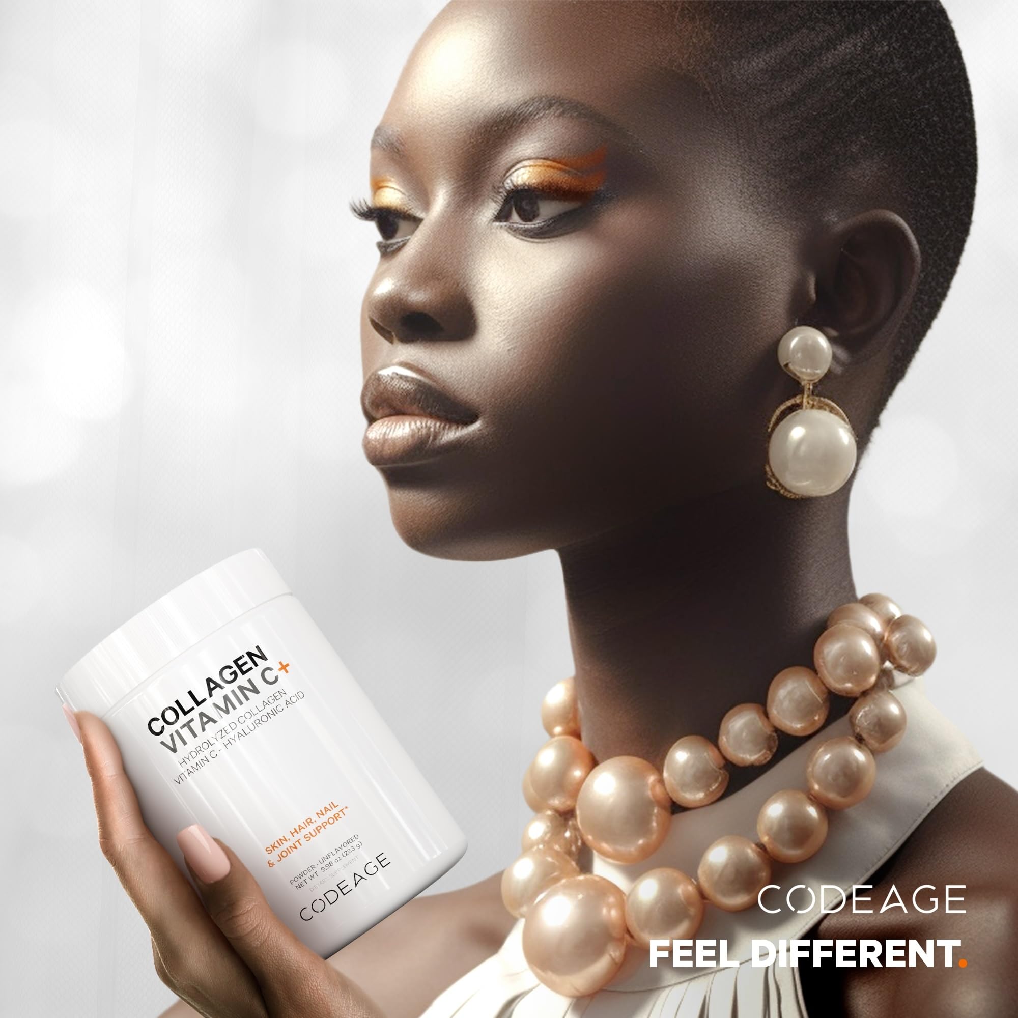 Codeage Collagen Peptides Powder is non-GMO, dairy-free, and gluten-free
