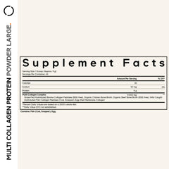 Codeage collagen blend types I to X shown on packaging.