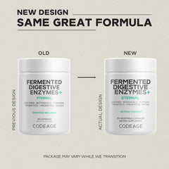 Codeage Digestive Enzymes capsule in hand for easy use