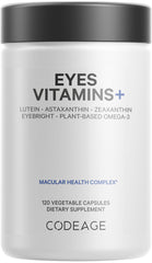 Codeage Eyes Vitamins AREDS2 bottle for daily eye support.