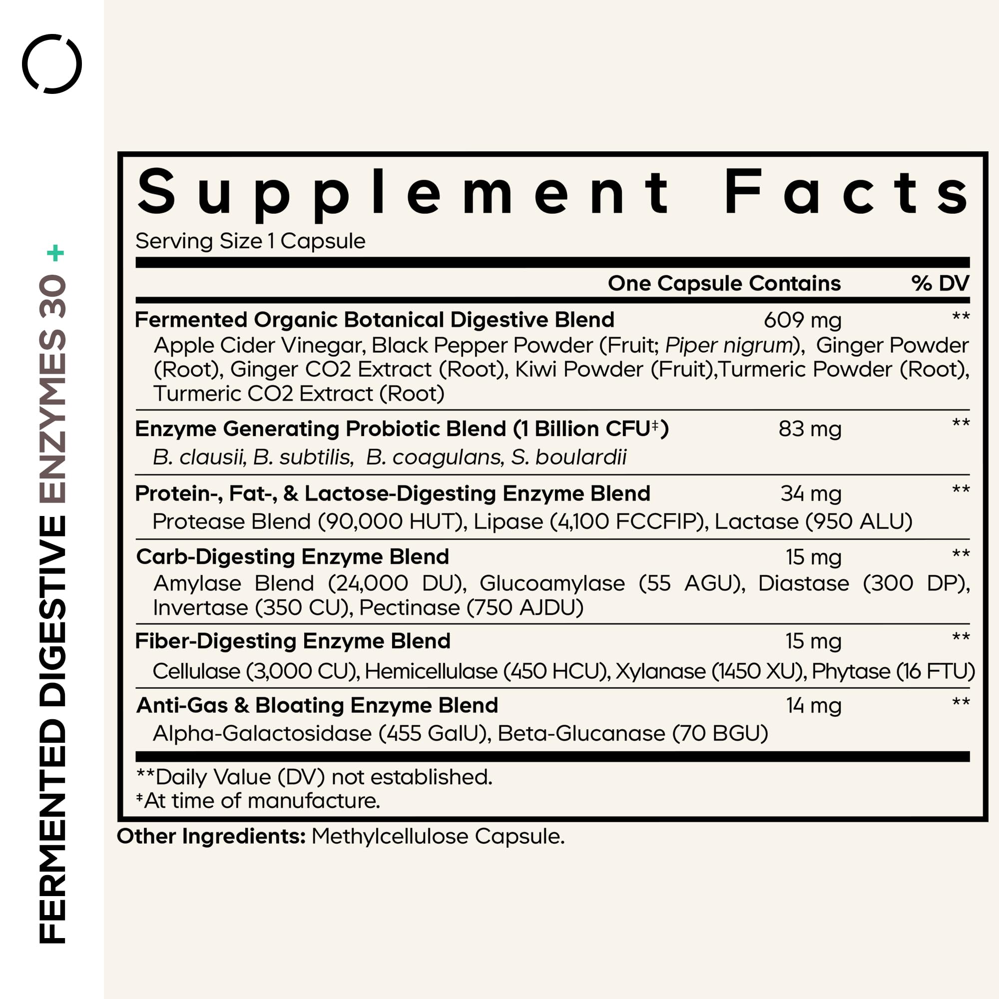 Codeage Fermented Digestive Enzymes cap open for versatile use