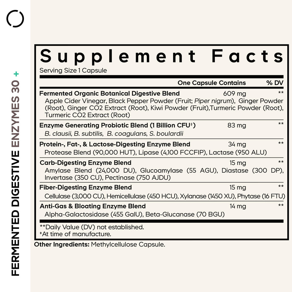 Codeage Fermented Digestive Enzymes cap open for versatile use