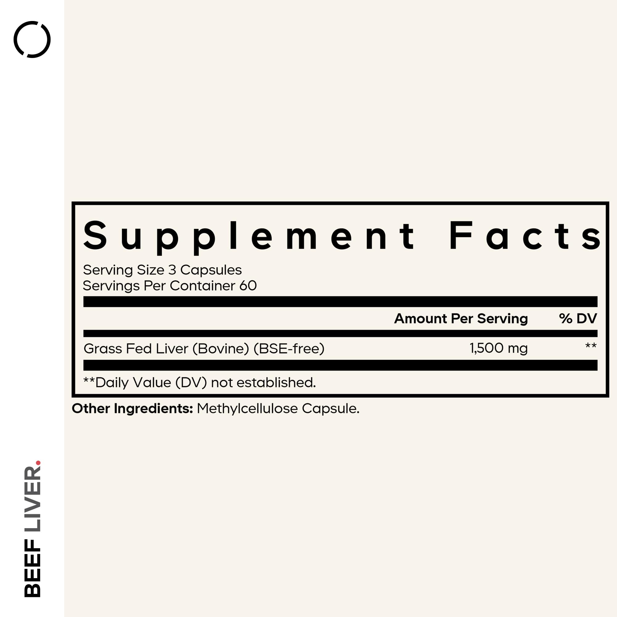 Codeage grass-fed beef liver desiccated pills close-up highlights convenience for busy mornings.