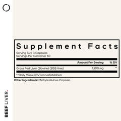 Codeage grass-fed beef liver desiccated pills close-up highlights convenience for busy mornings.