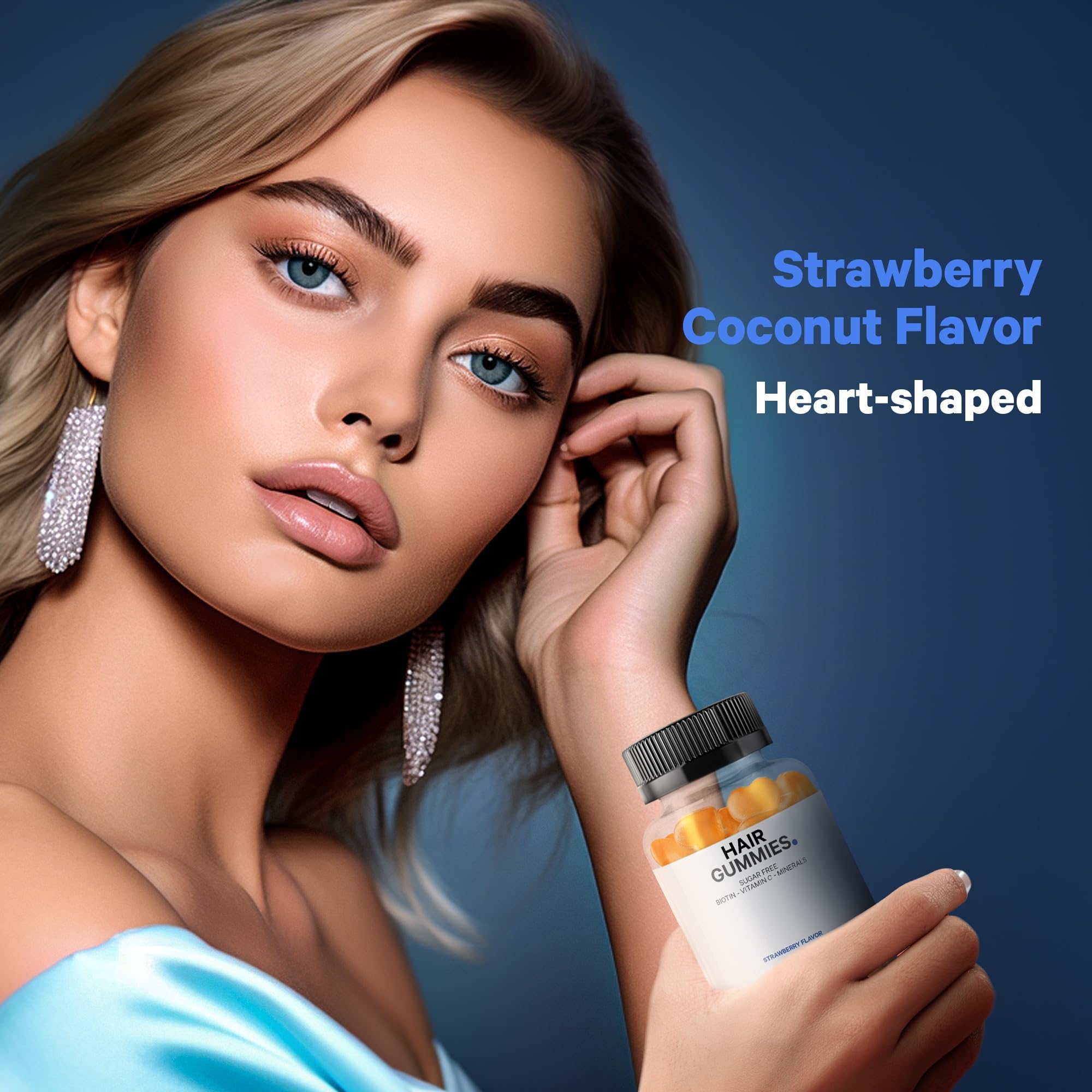 Codeage Hair Gummies plant-based pectin formula, gelatin-free option.