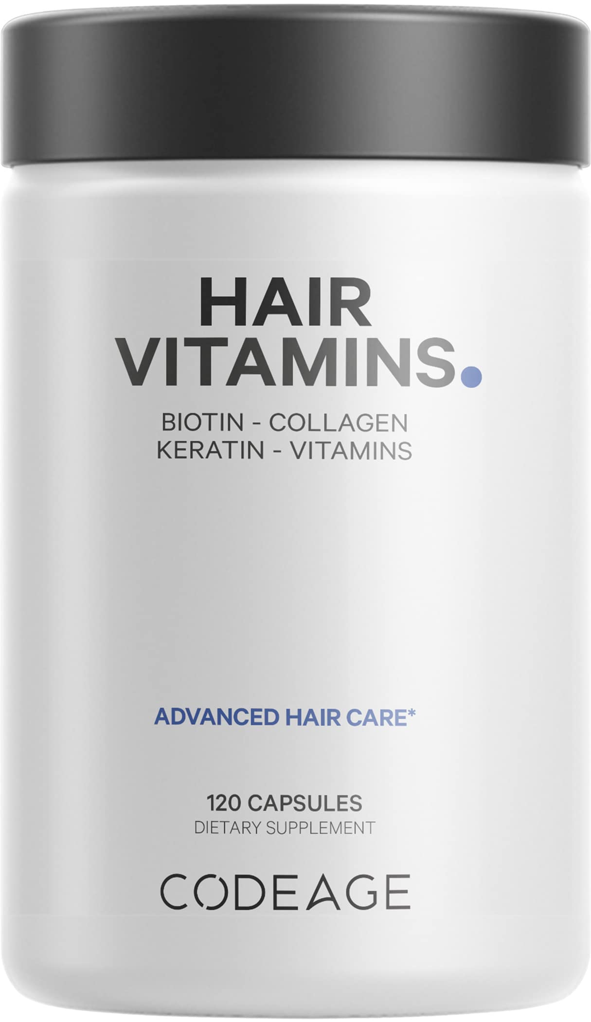 Codeage Hair Vitamins bottle for daily hair nourishment