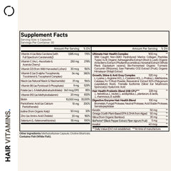 Codeage Hair Vitamins capsules close-up for radiant hair support