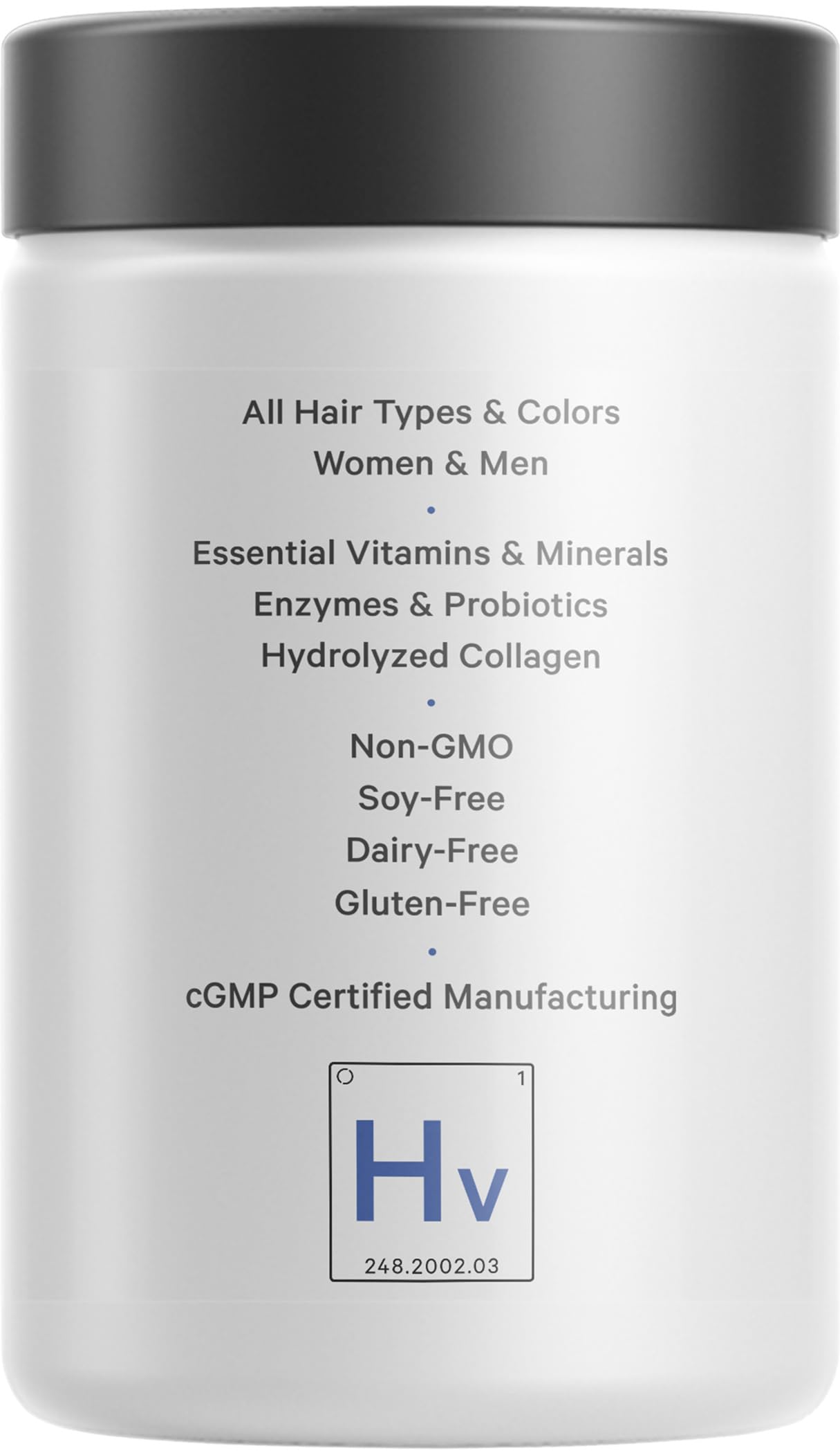 Codeage Hair Vitamins made in USA stamp emphasizes manufacturing standards