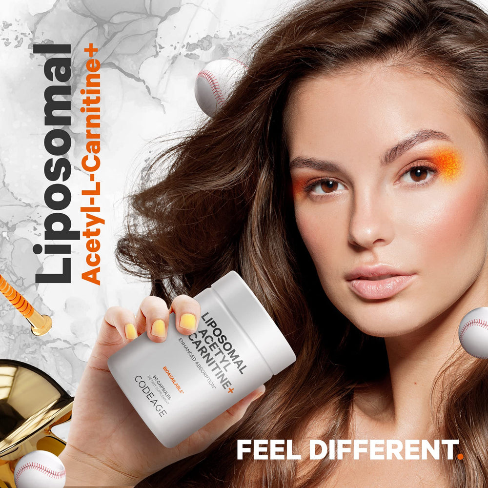 Codeage Liposomal Acetyl-L-Carnitine USA manufacturing seal signaling quality.
