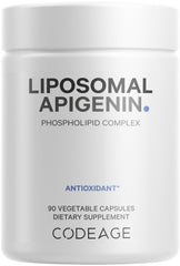 Codeage Liposomal Apigenin bottle ready for daily use and easy routine