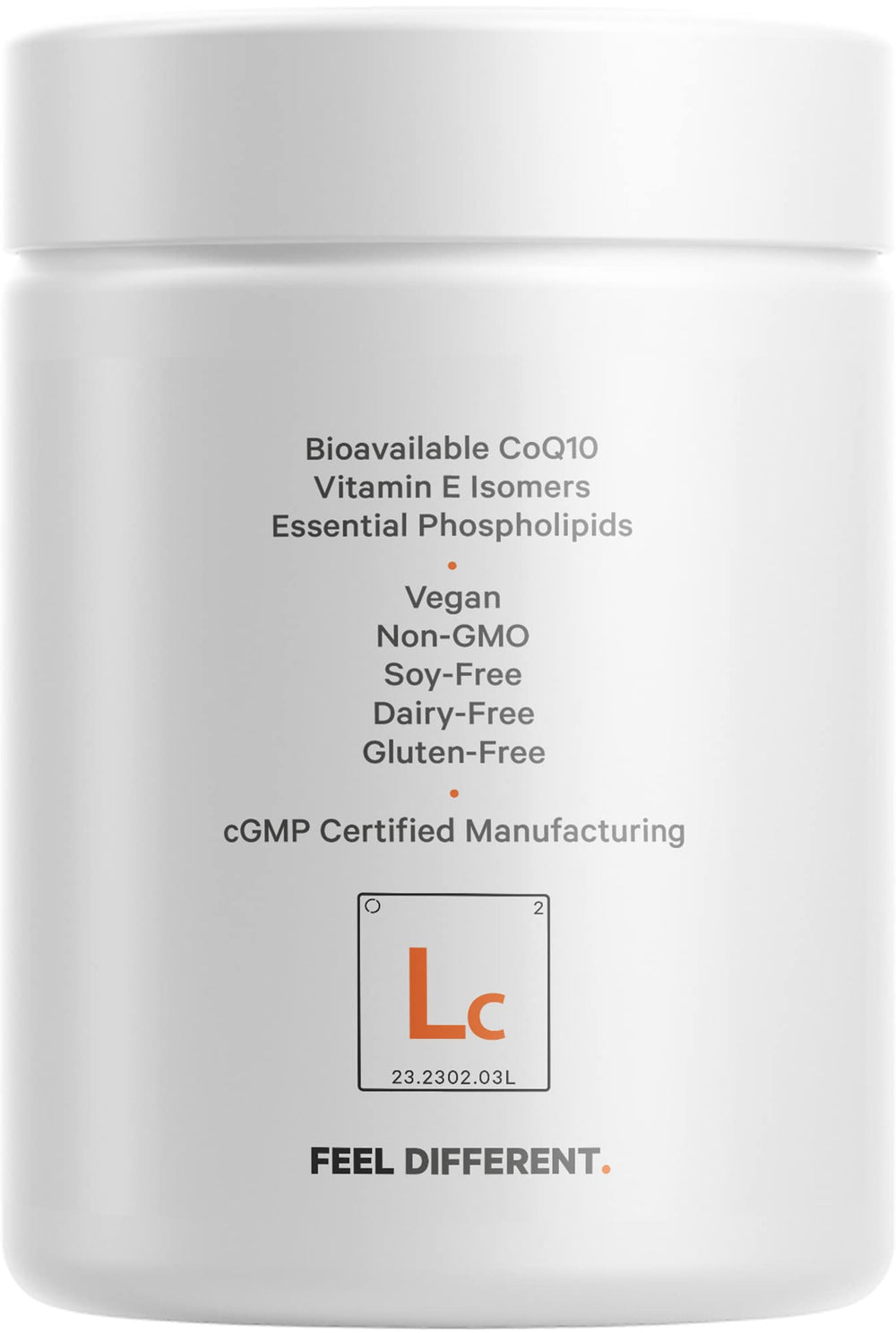 Codeage Liposomal CoQ10 daily-use packaging for easy supplementation.