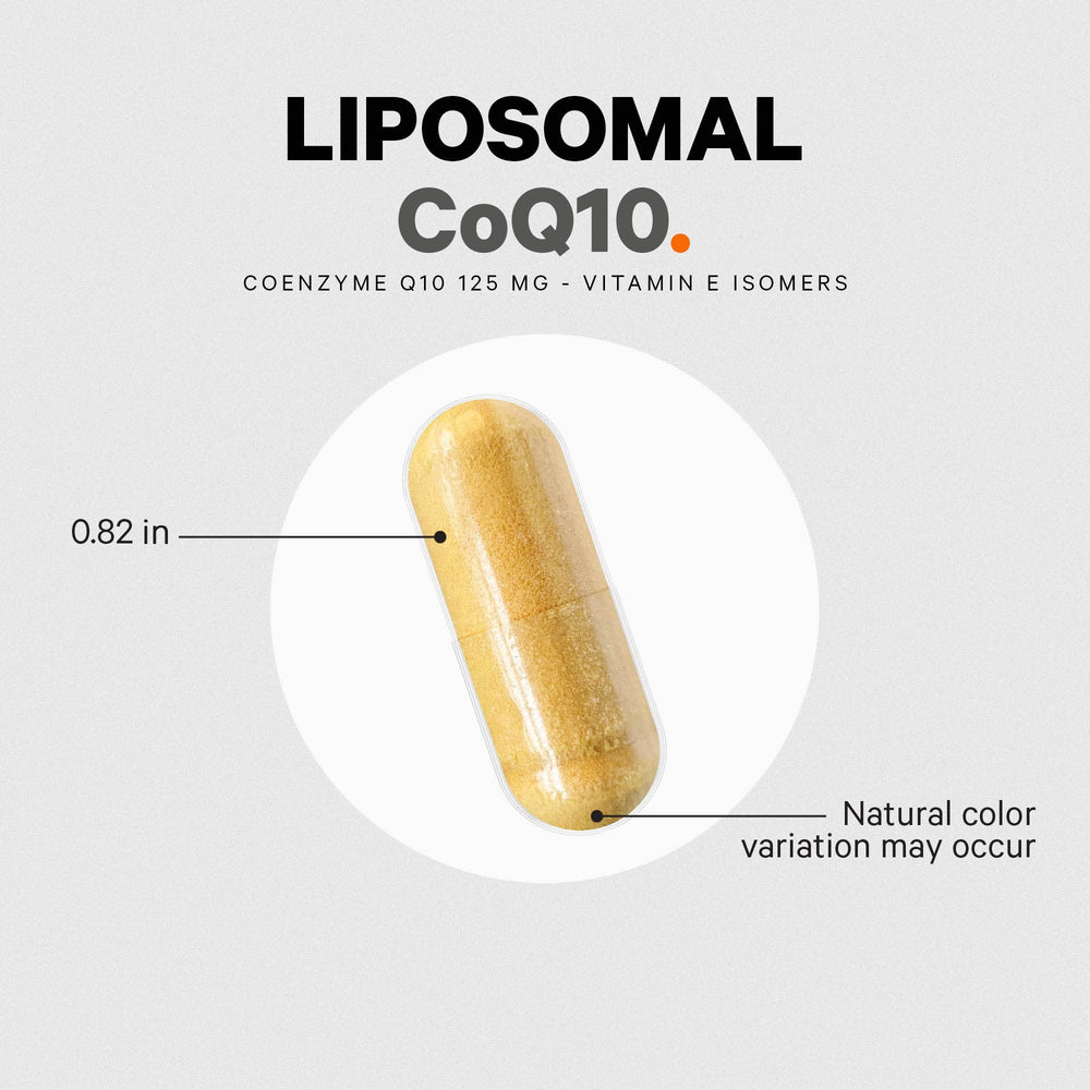 Codeage Liposomal CoQ10 with vitamin E tocopherols highlighting vegan formula.