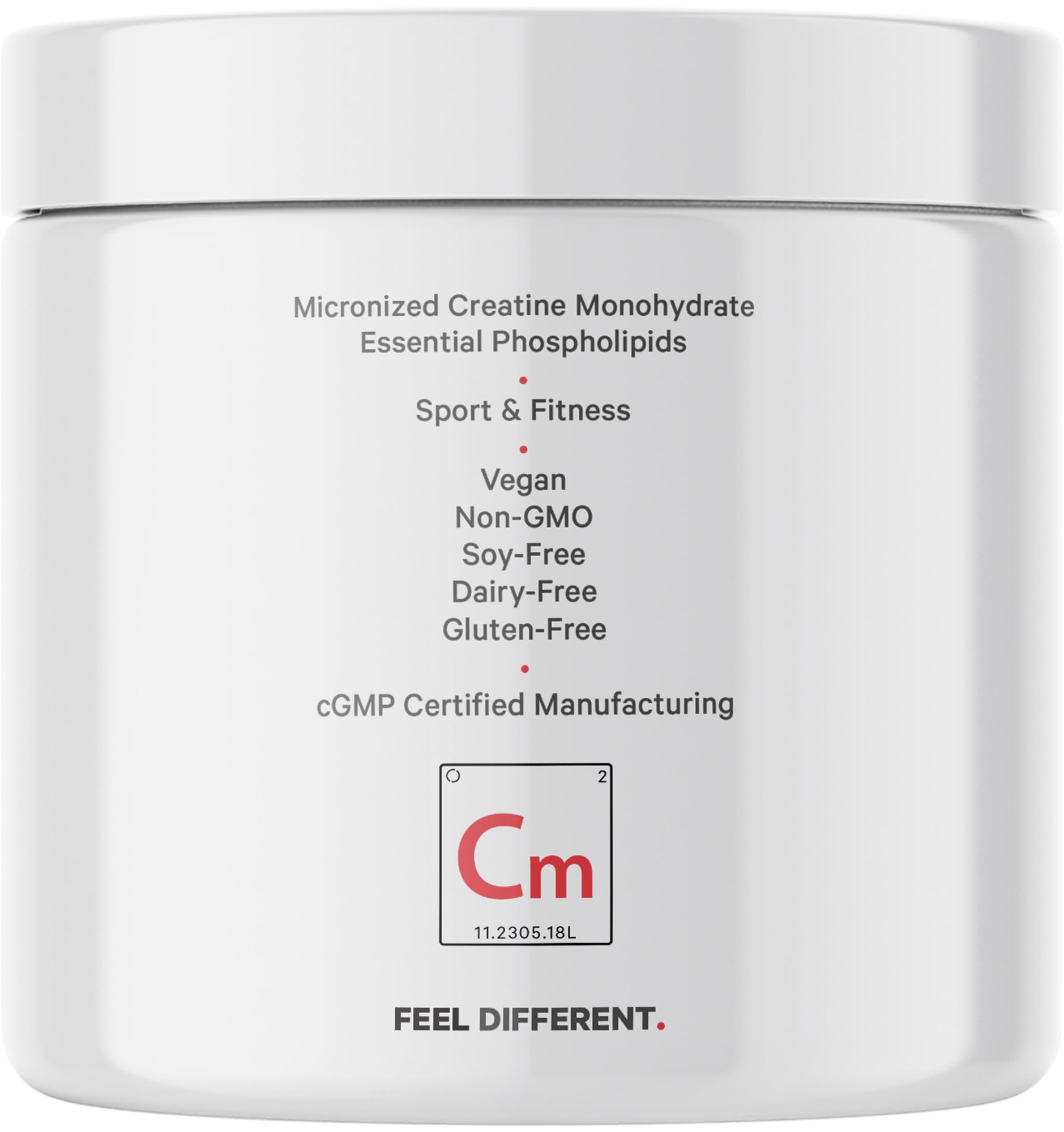 Codeage Liposomal Creatine made in USA noted on packaging