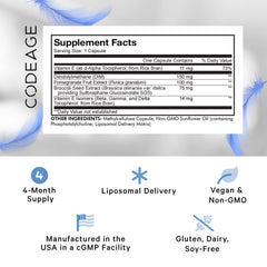 Codeage Liposomal DIM label closeup showing ingredients and serving guidance