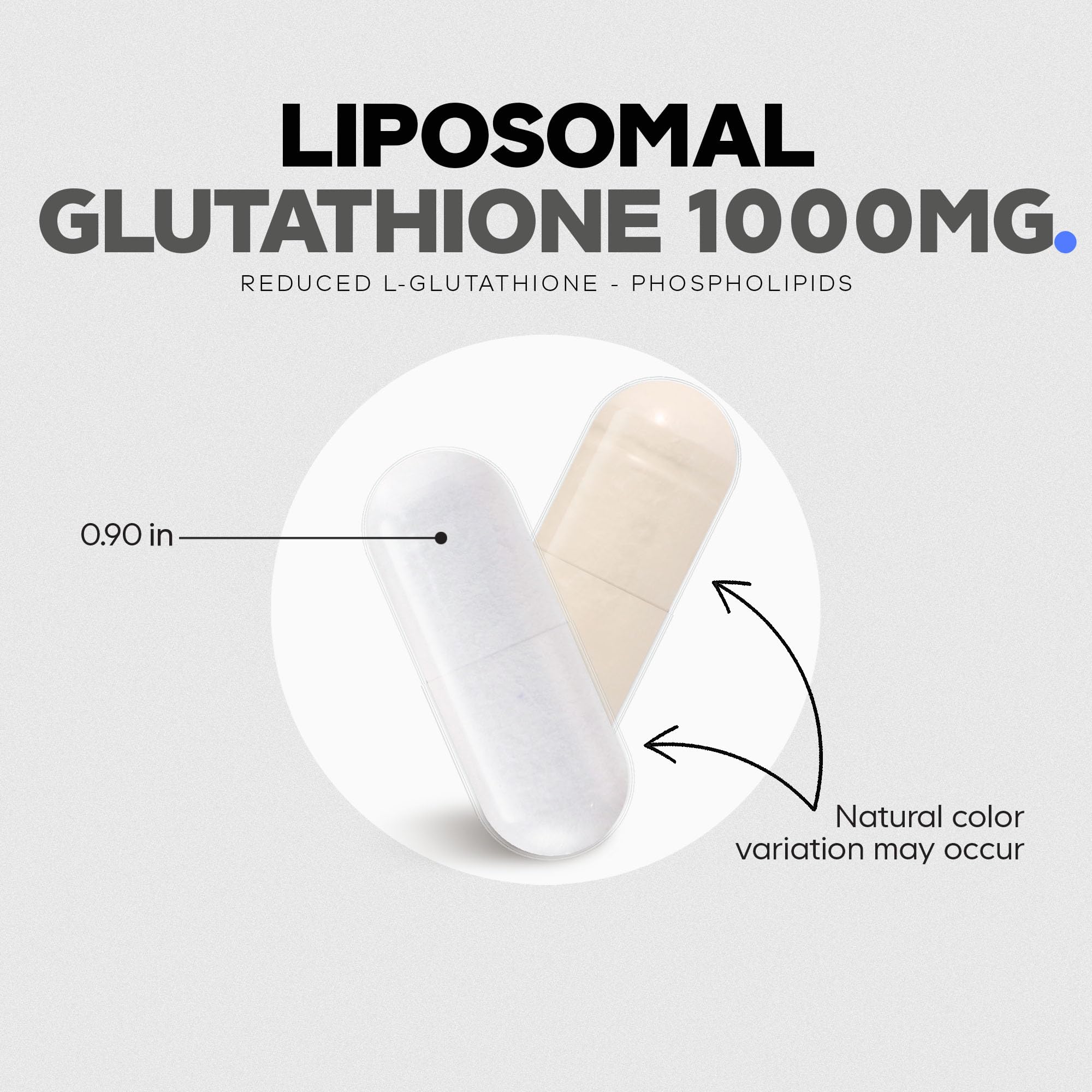 Codeage Liposomal Glutathione 1000 mg sunflower lecithin liposomal blend