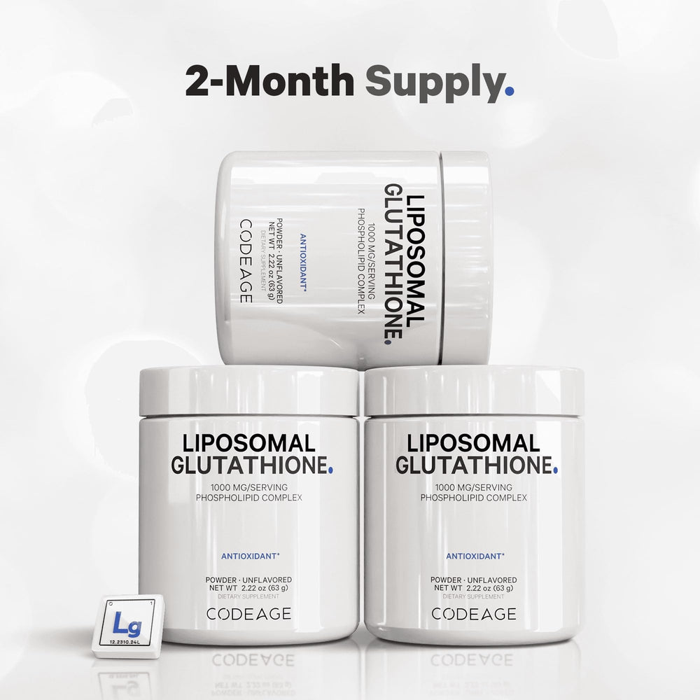 Codeage Liposomal Glutathione produced in the USA in a cGMP facility.