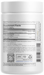 Codeage liposomal magnesium glycinate capsules close-up showing easy-to-swallow form.