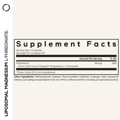 Codeage Liposomal Magnesium L-Threonate capsules for daily supplementation