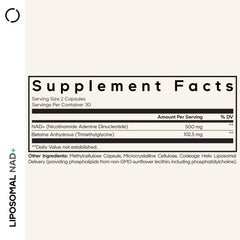 Codeage Liposomal NAD+ capsules ready for daily consumption