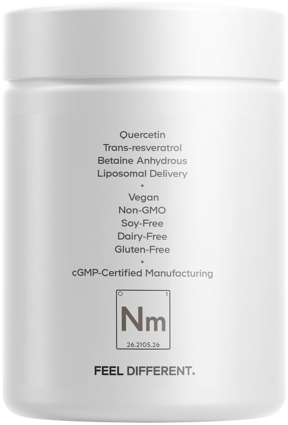 Codeage Liposomal NMN Platinum capsules showcasing B vitamins like riboflavin and B12