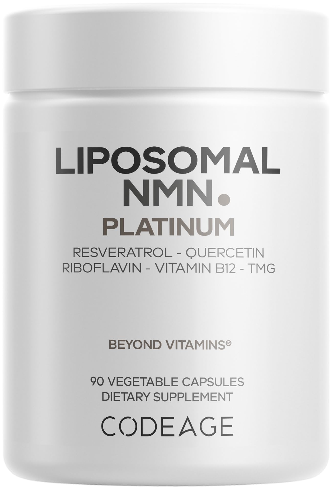 Codeage Liposomal NMN Platinum capsules for daily NAD support
