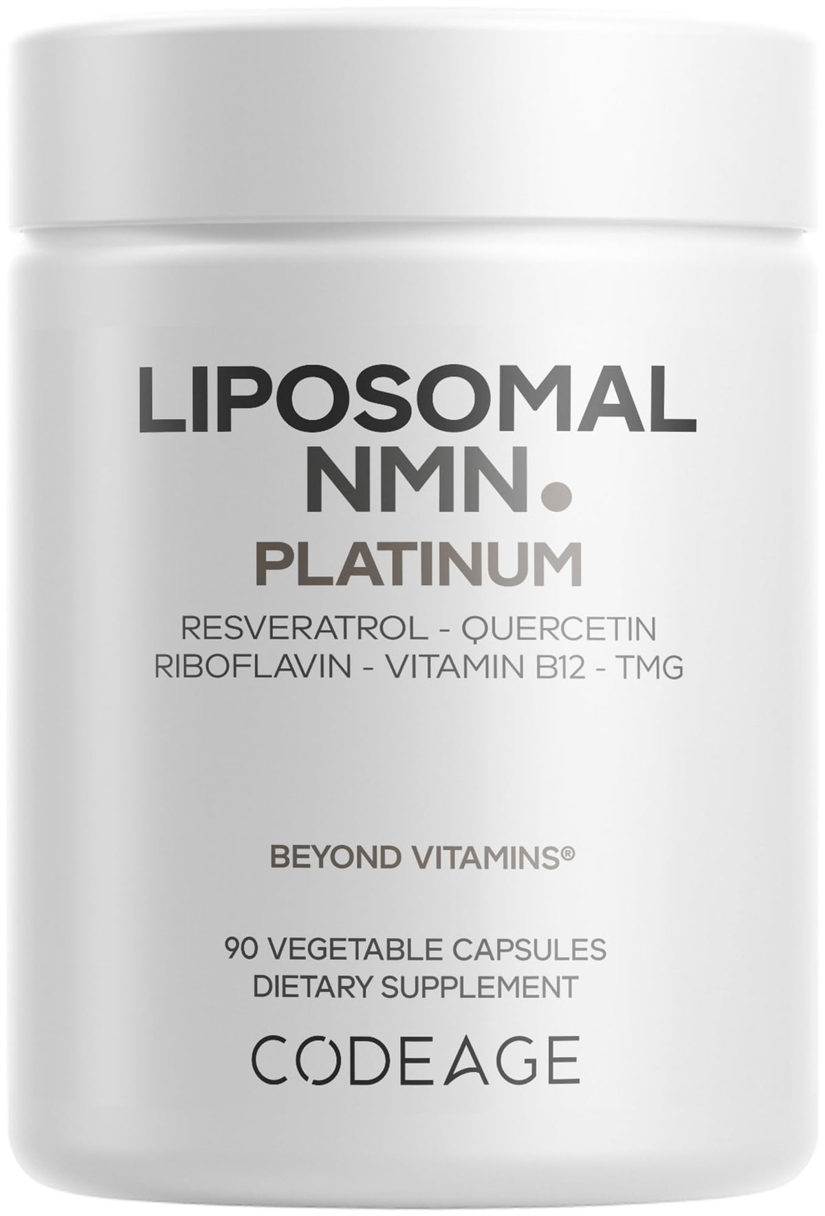 Codeage Liposomal NMN Platinum capsules for daily NAD support